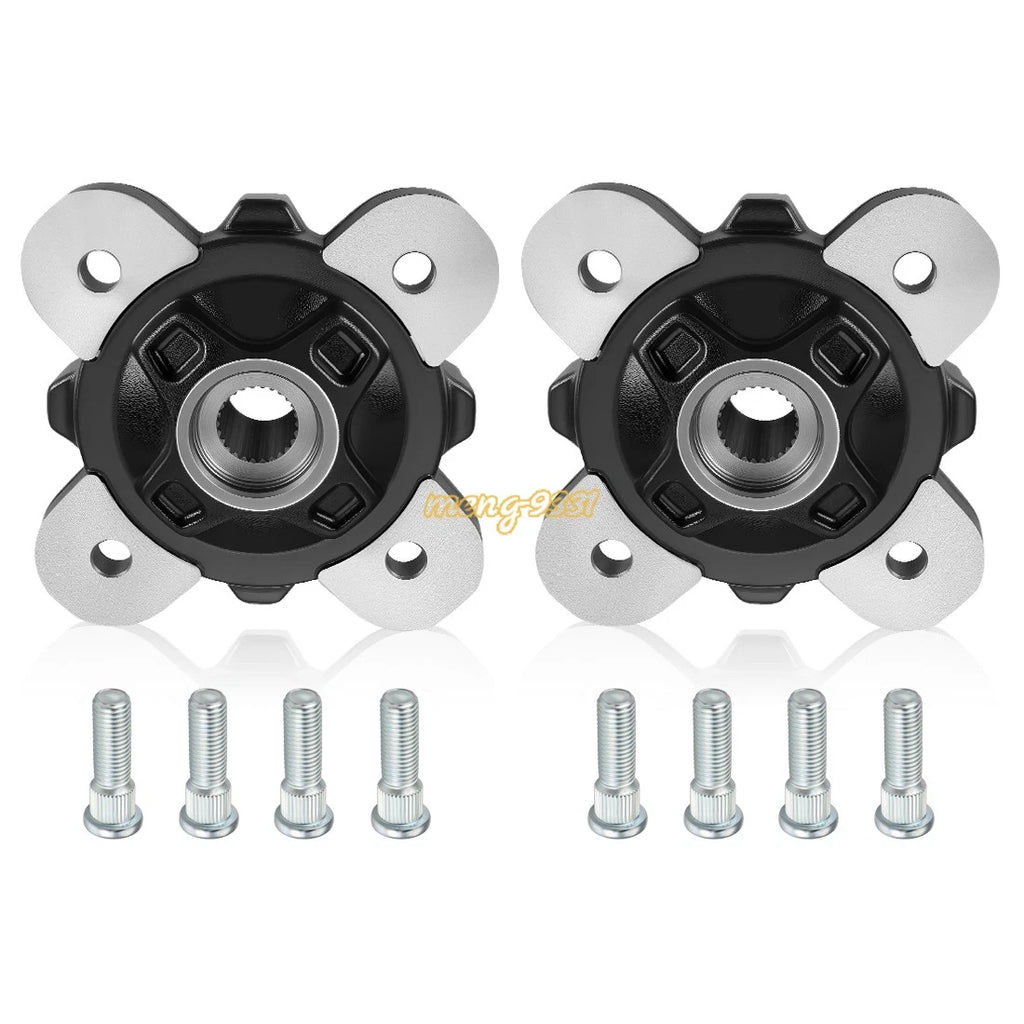 2X Front Wheel Hubs & Studs for Polaris Ranger 900 1000 (2013–2020)