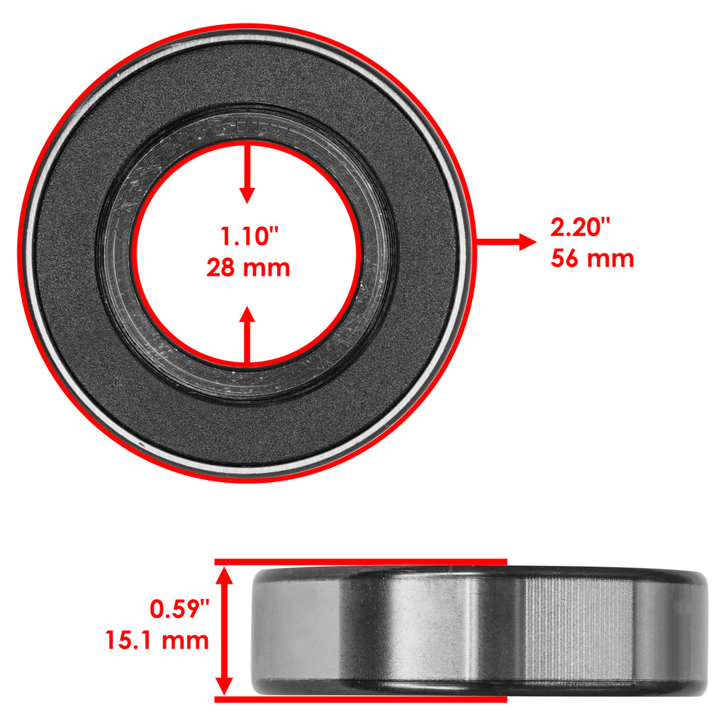 Sealed Radial Ball Bearing Replacement for Toyota (2005–2015)
