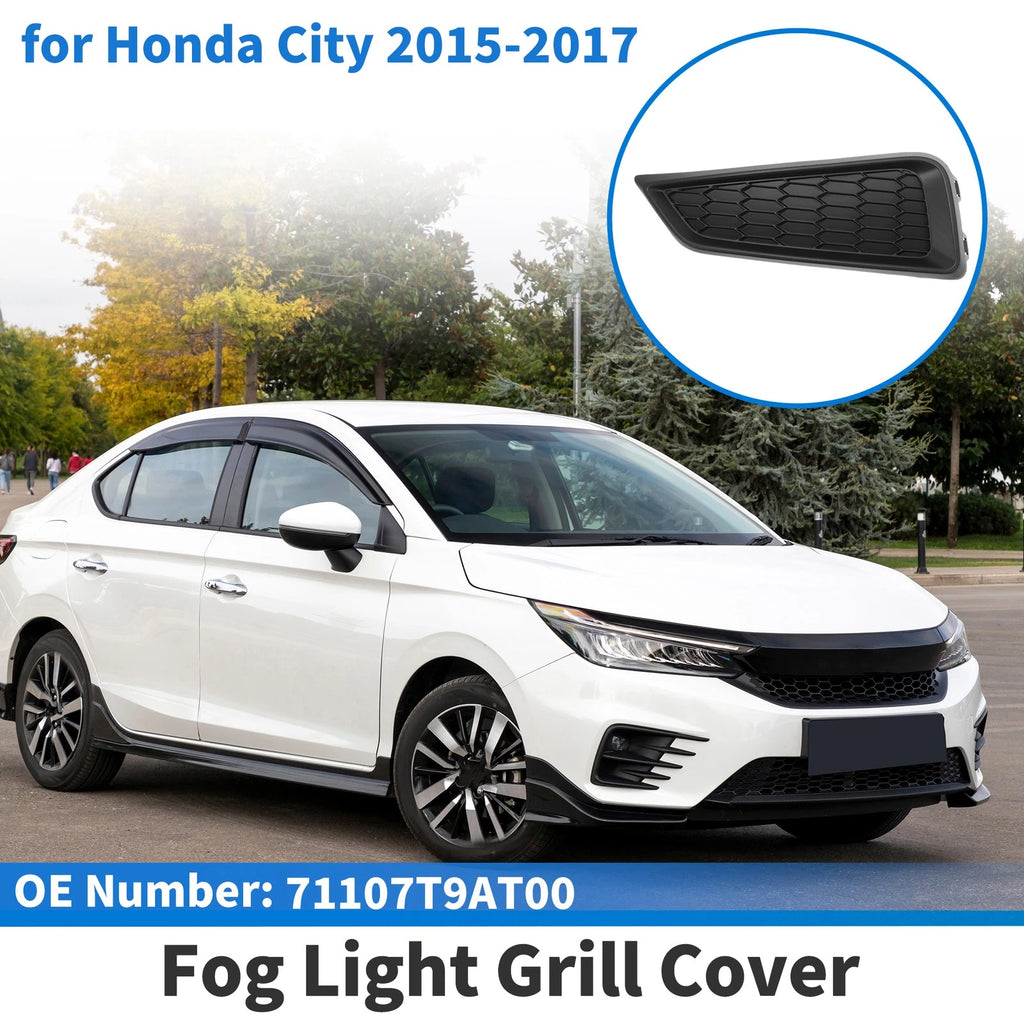 Front Left Fog Light Grill Replacement for Honda City (2015–2017)