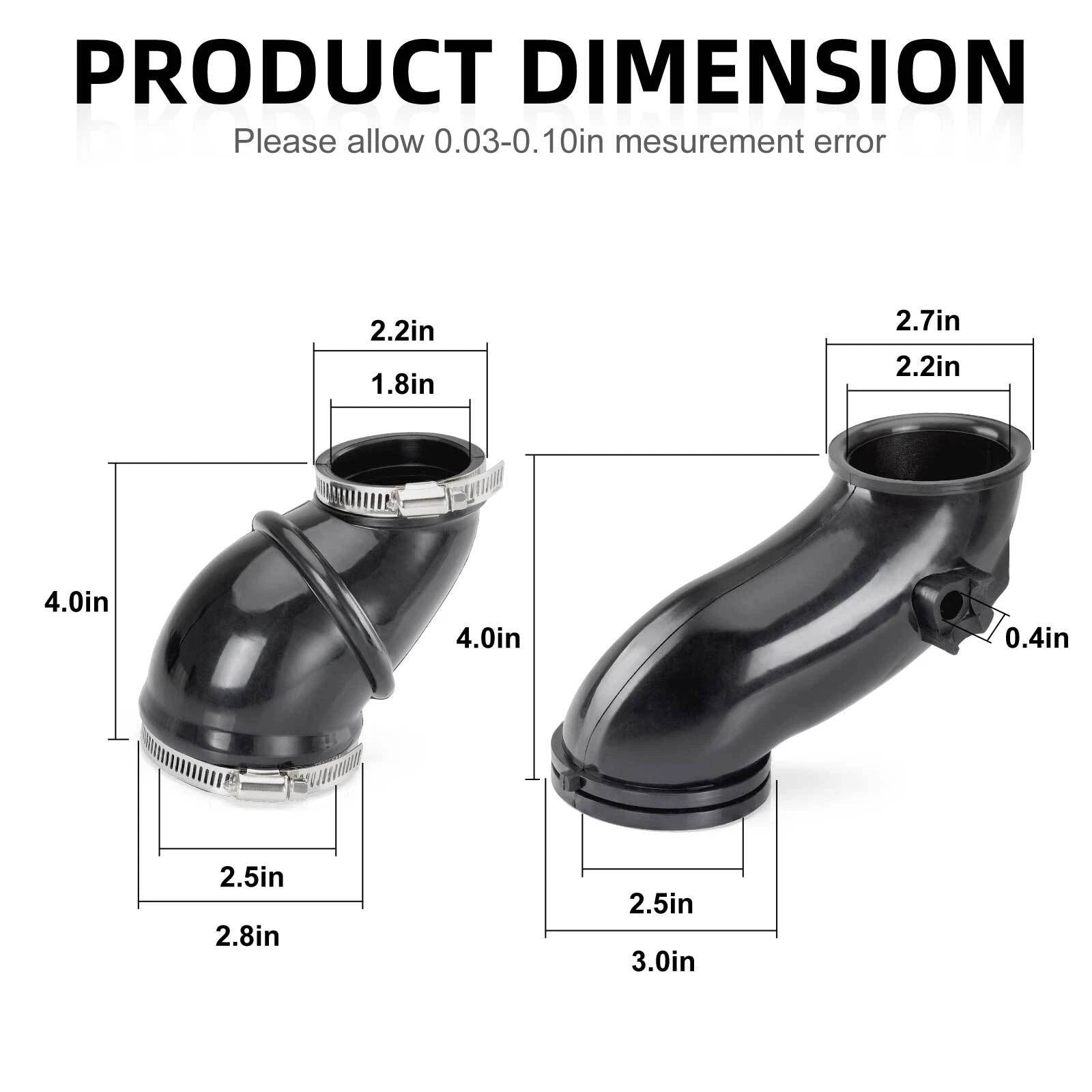 Air Cleaner Joint Dust Boot for Yamaha Wolverine 350 YFM350FX (1995–2005)