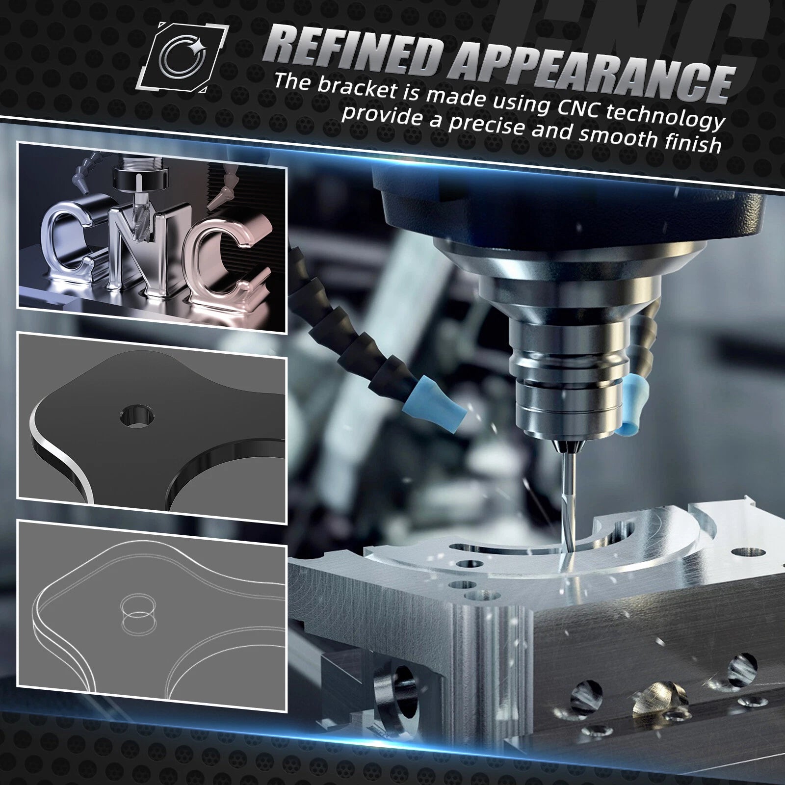 Ignition Switch Relocation Bracket for Harley CVO Tri Glide (2014–2023)