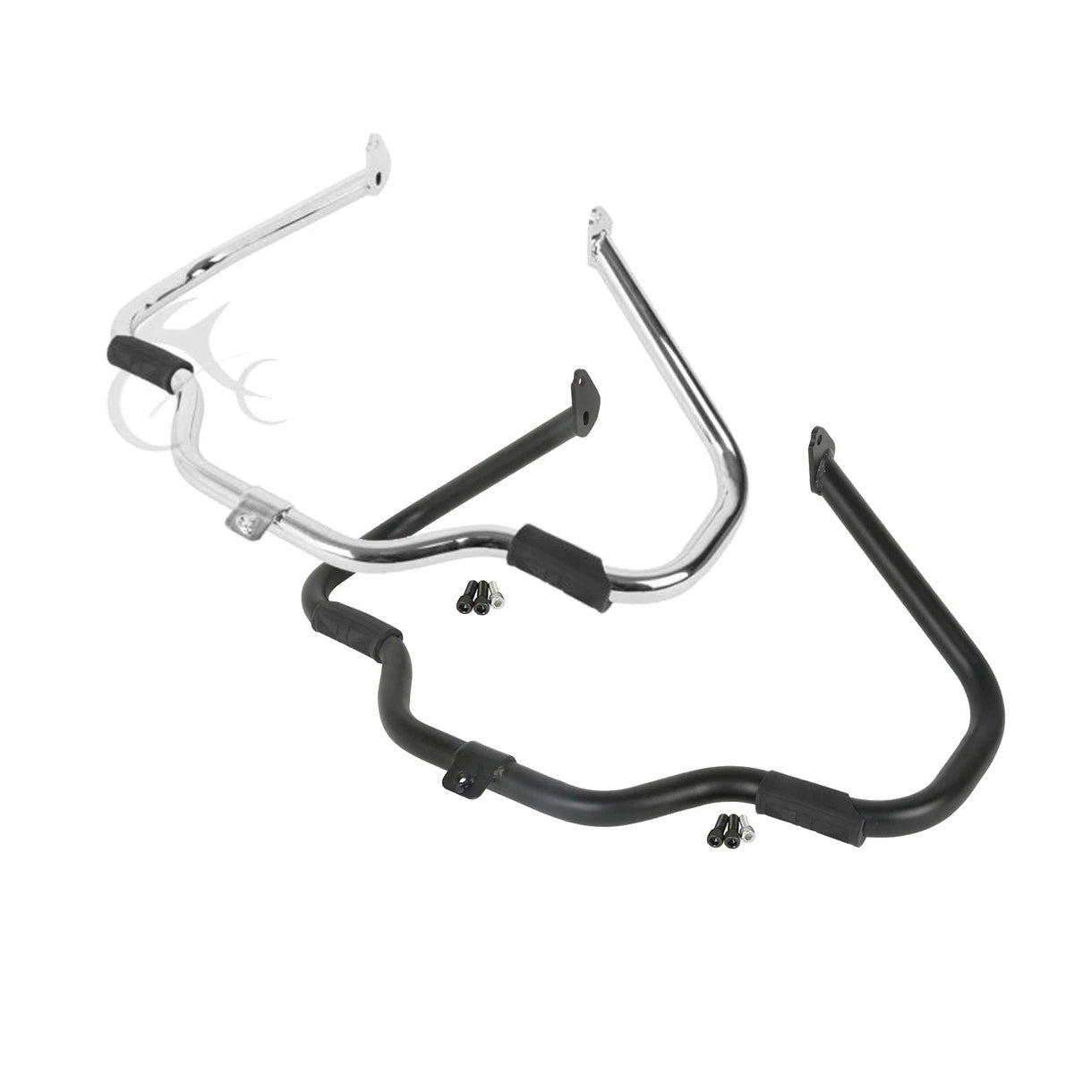 Chrome/Black Engine Highway Guard Crash Bar for Harley Touring (1997–2008)