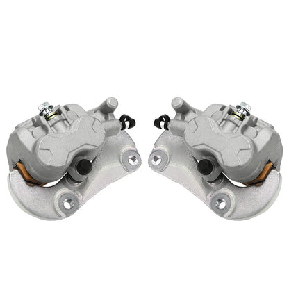 Pair Front Brake Caliper W/Pads for Can-Am Maverick 1000R Turbo (2014–2018)