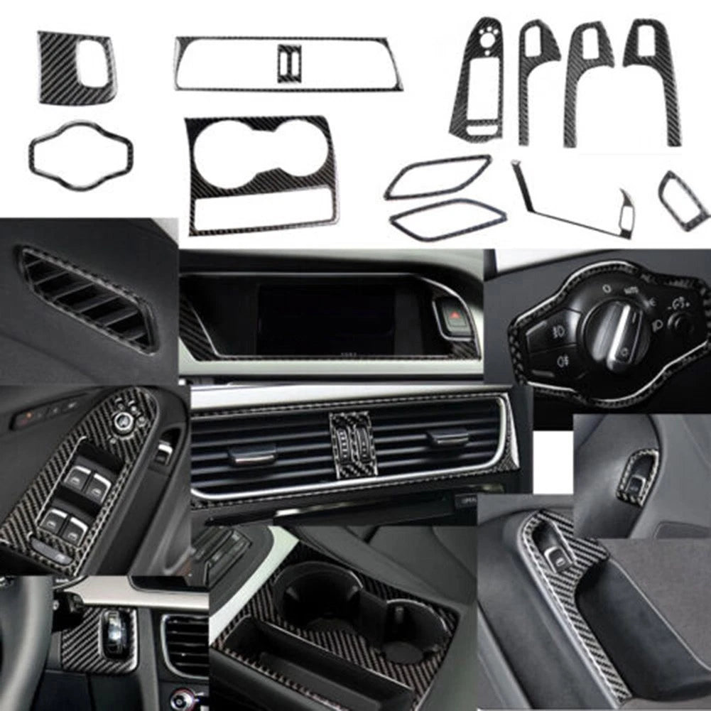 Carbon Fiber Interior Set for Audi A4 B8 (2008–2015)