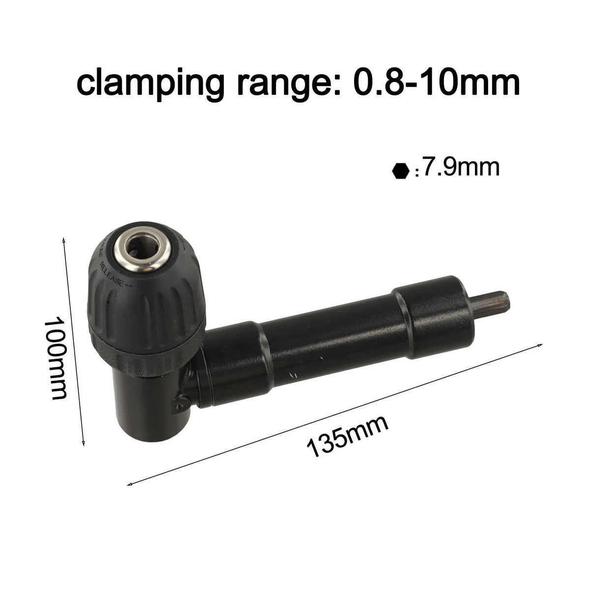Right Angle Keyless Chuck for Drilling Tasks