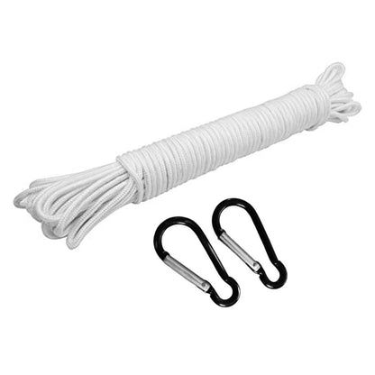 Low Stretch Polyester Flagpole Line Rope for 38ft/11.5m Heavy Duty