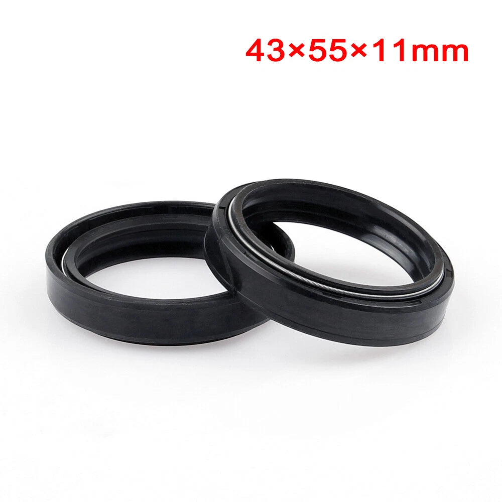 Set of 4 Rubber Front Fork Oil Seals for Honda CR125R CR250 CR500R (1994–1996)