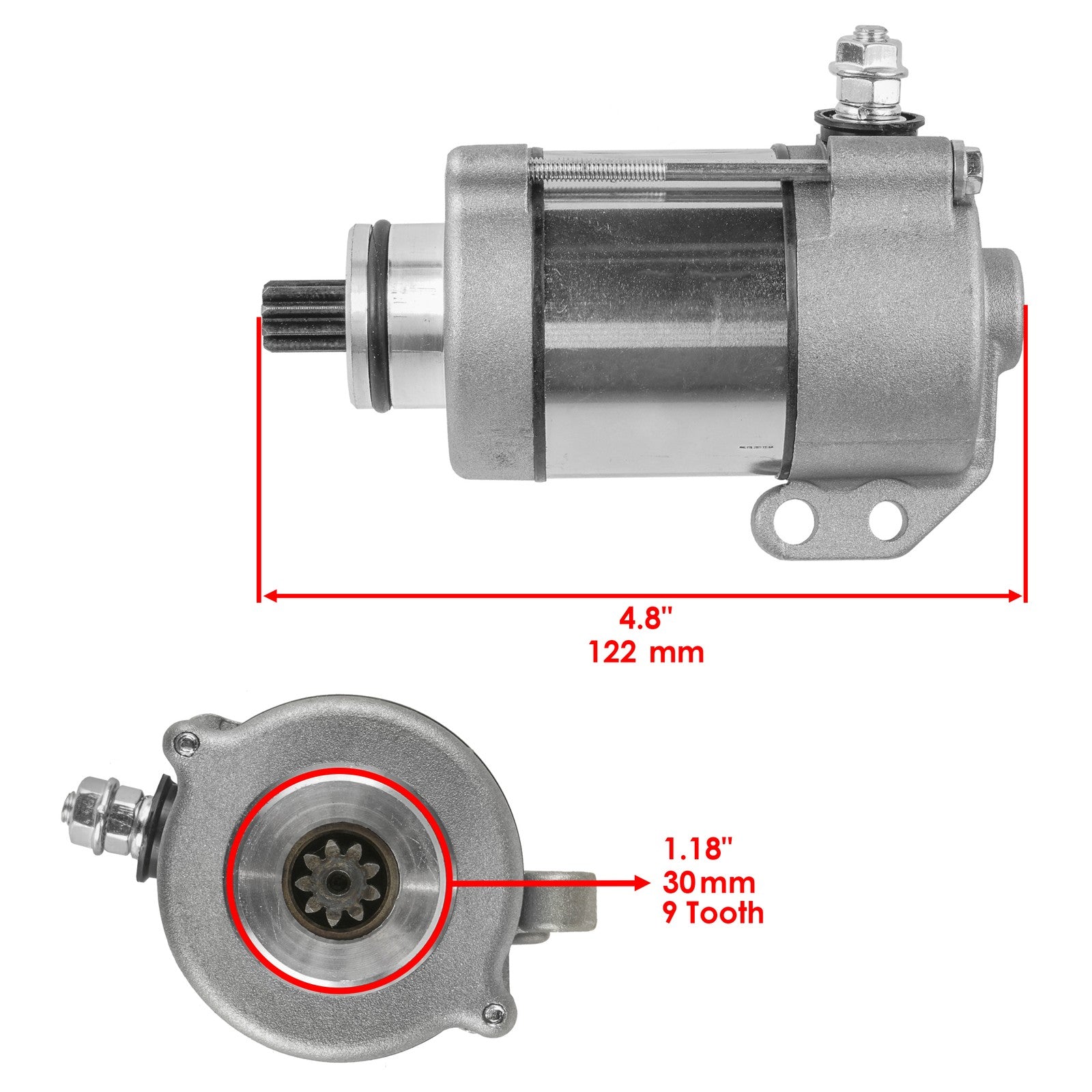 Caltric Starter Motor Replacement for KTM 990 Adventure (2010–2013)