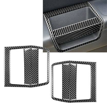 Carbon Fiber Interior Door Pusher Panel Cover Trims for Dodge Challenger (2008–2014)