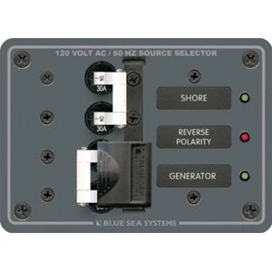 Blue Sea 8032 AC Toggle Source Selector Switch for Marine Applications (120V)
