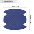 Door Handle Sticker for Auto (83x90mm) - Protective Film Blue