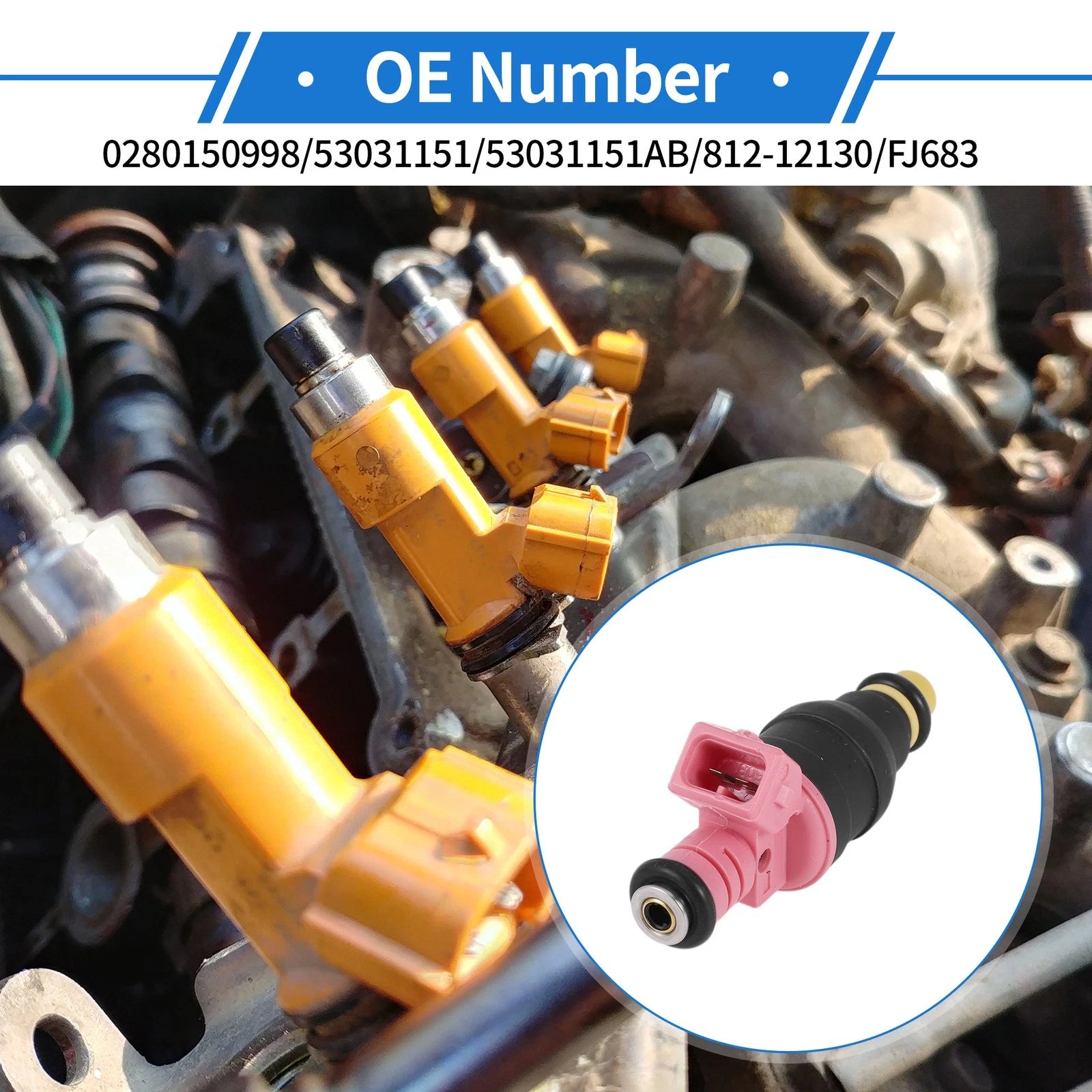 Fuel Injector Replacement for Dodge B1500 3.9L (1997–1998)