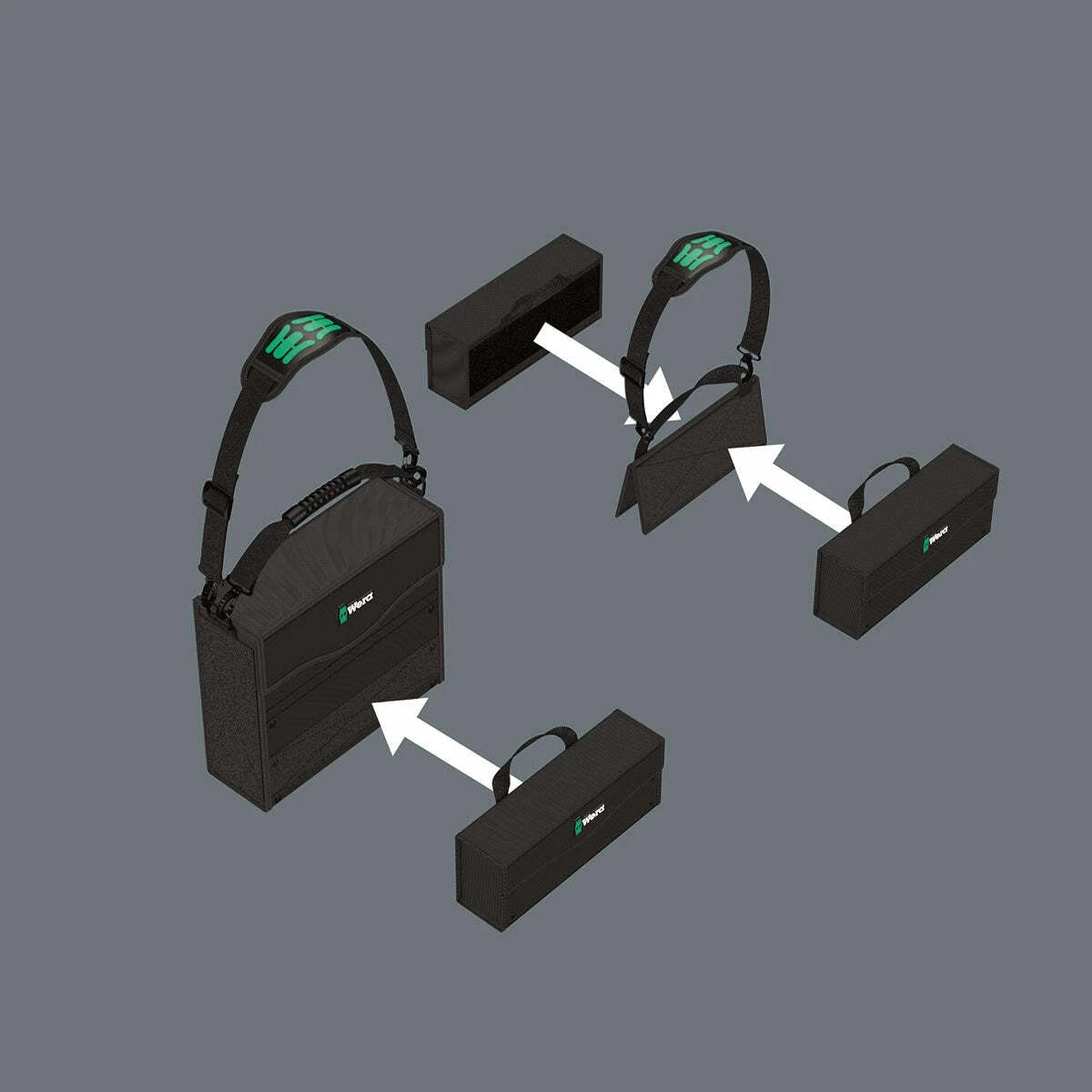 Tool Box for Wera 05004352001 2go 3