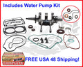 Crankshaft Bottom End Rebuild Kit & Water Pump Kit for Polaris Ranger 700 (2005–2009)