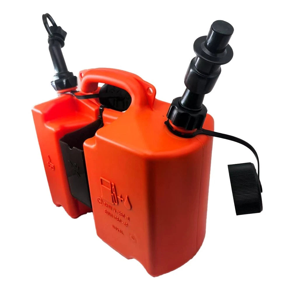 5L Combi Can for Fuel and Chain Oil with Nozzle Options