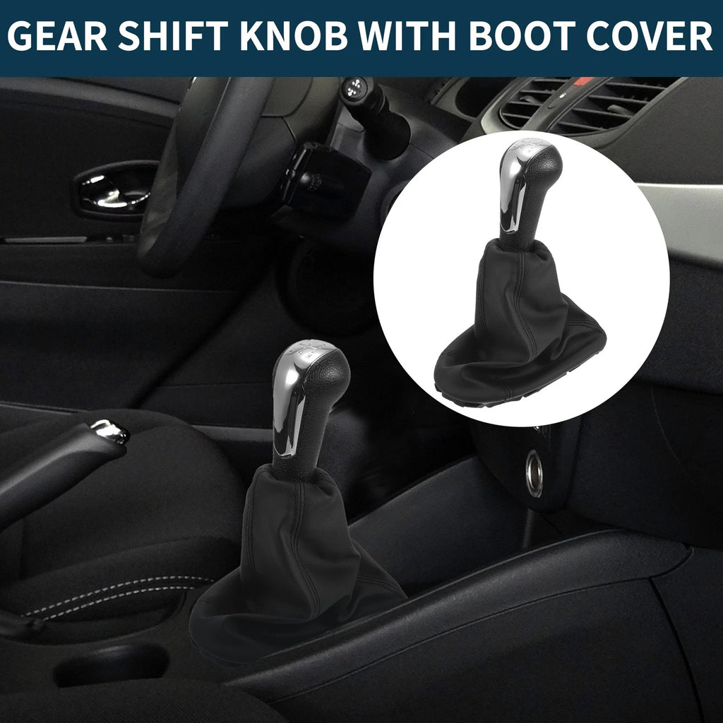 Gear Shift Knob with Cover Faux Leather for Chevrolet Spark (2011–2016)