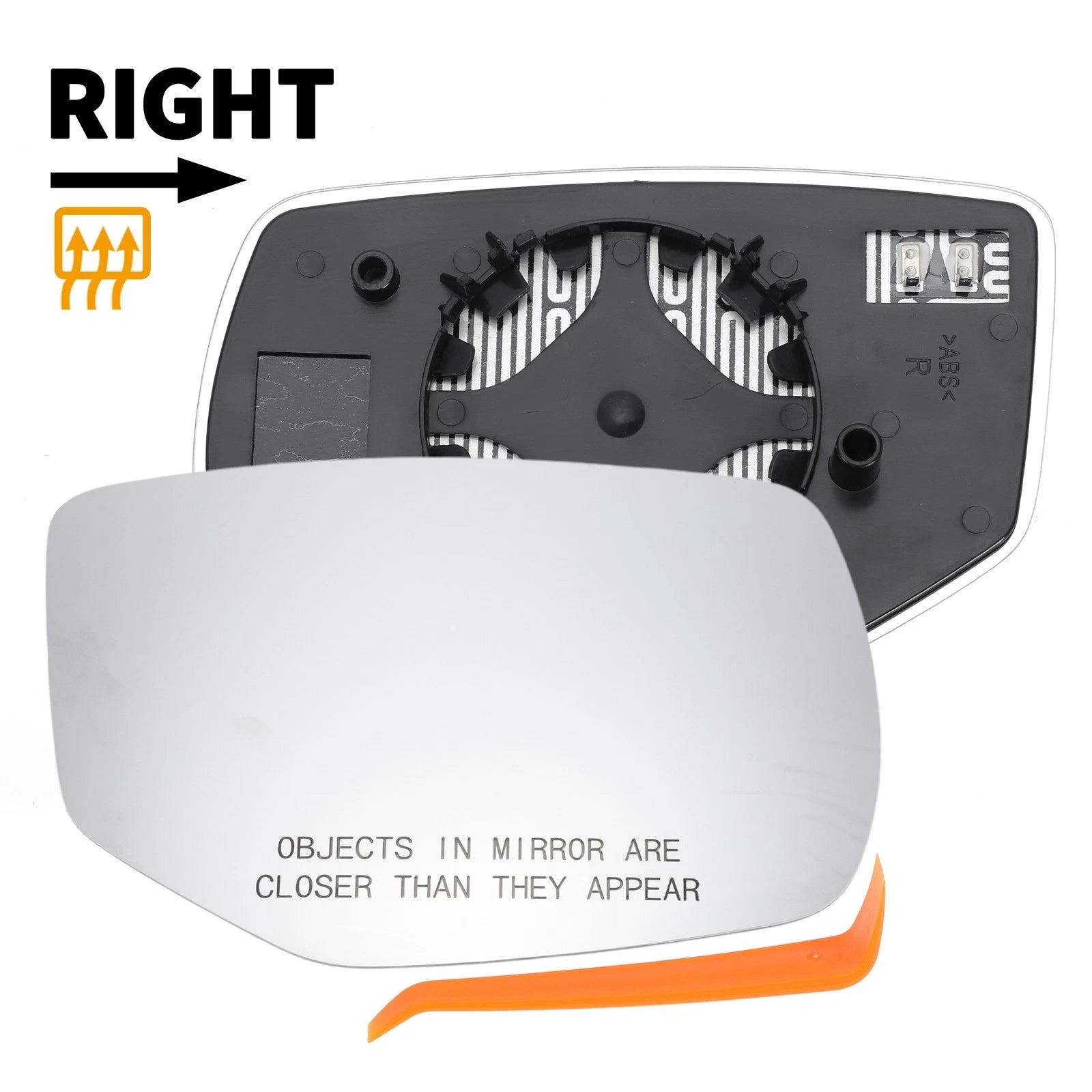 Heated Right Side Mirror Glass Replacement for Honda Accord (2013–2017)