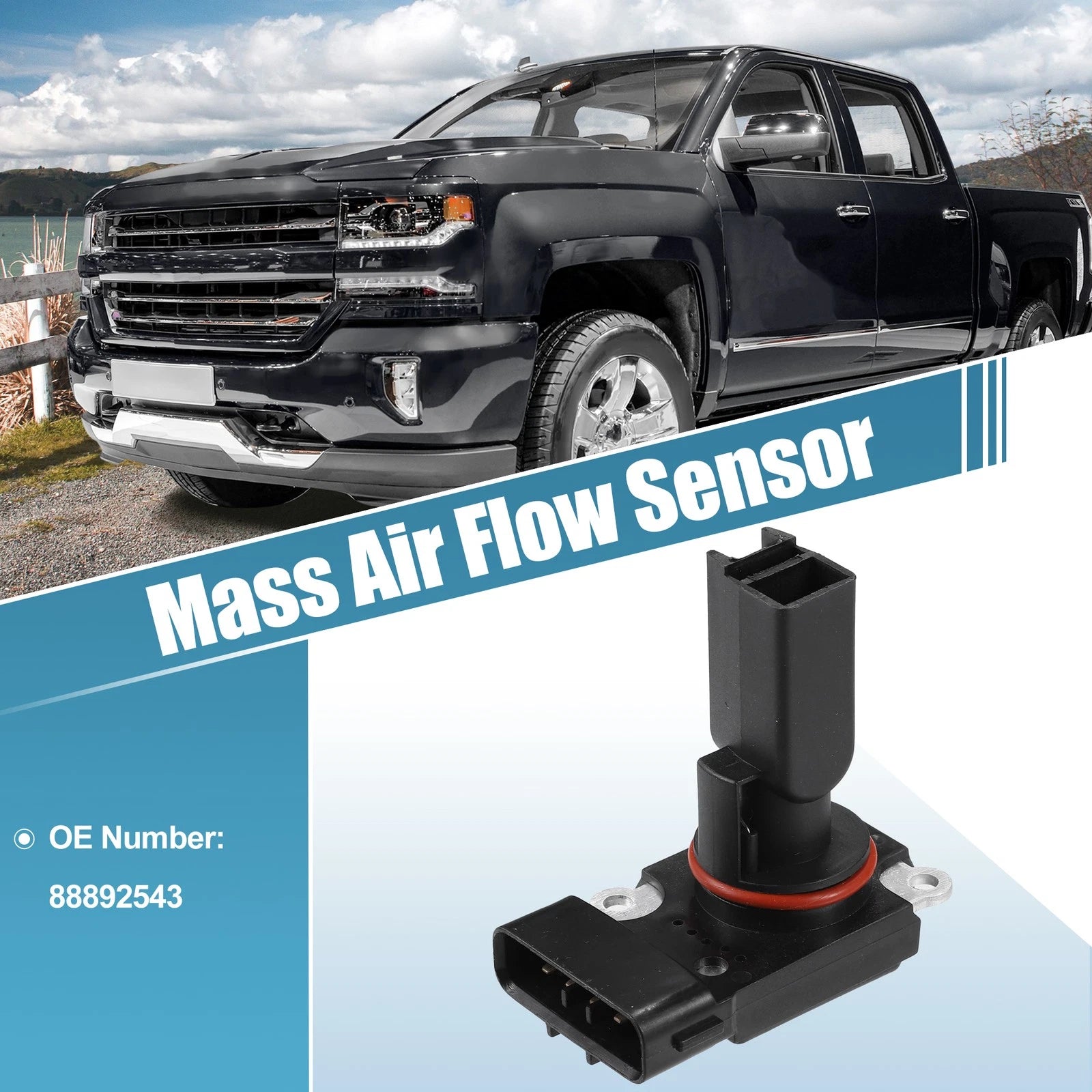 Mass Airflow Sensor OEM Replacement for Chevrolet Silverado 3500 (2001–2007)
