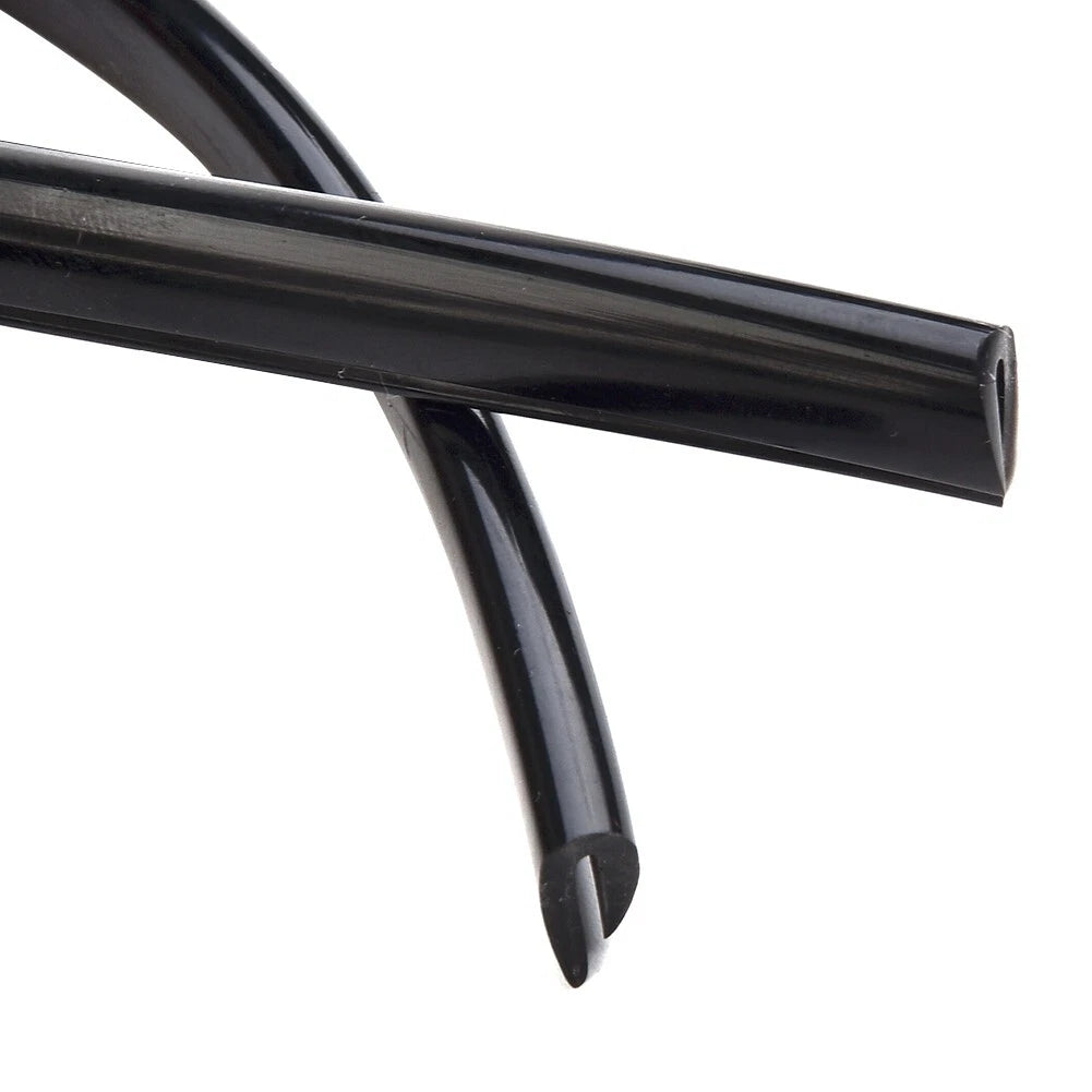 Black Rubber Seal Strip U Shape for Ford Edge (2007–2014)