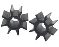 2X Water Pump Impeller for Tohatsu Nissan 9.9HP 15HP 18HP 20HP (OEM 334-65021-0)