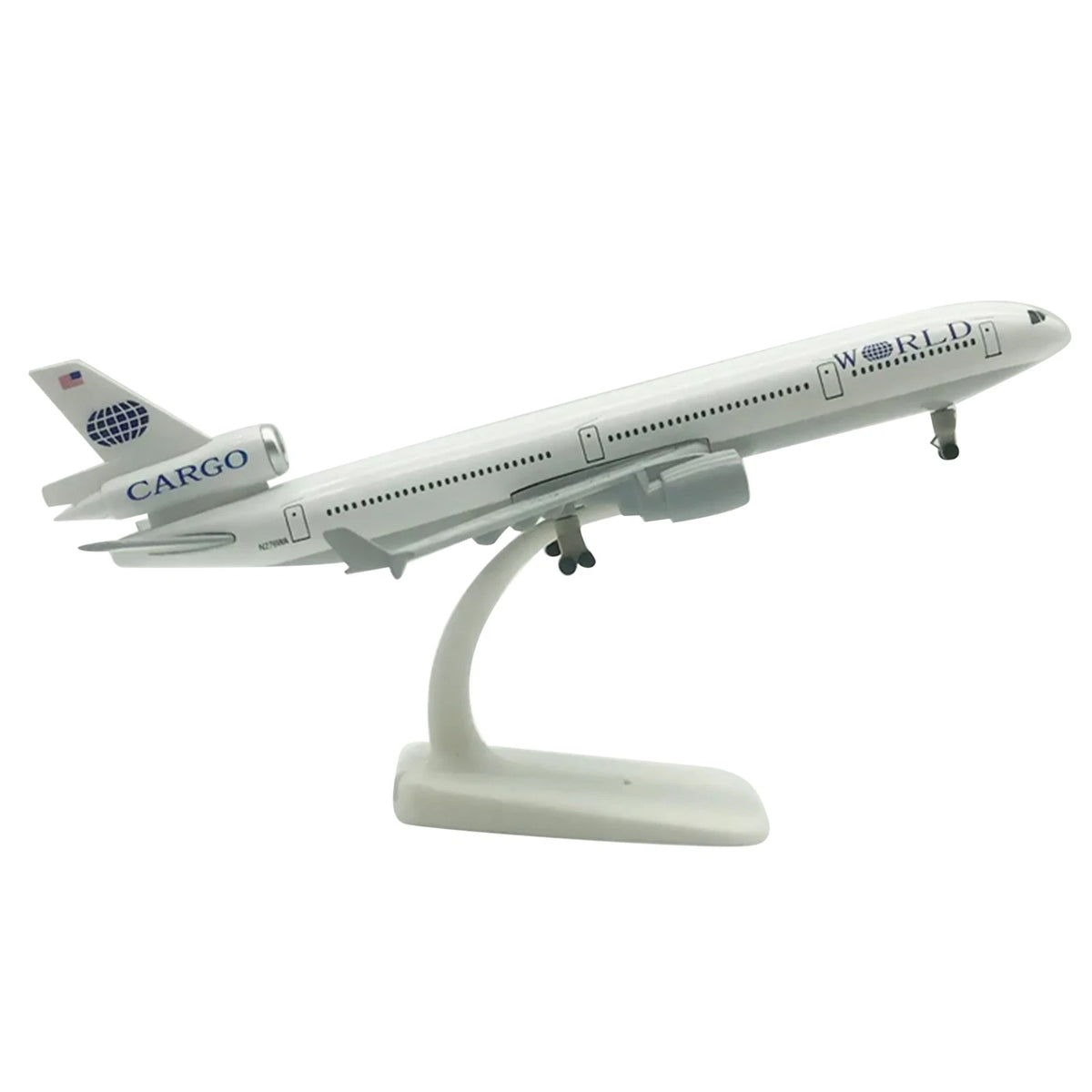 Cargo MD-11 Airplane Model with Wheels Landing Gears (USA)