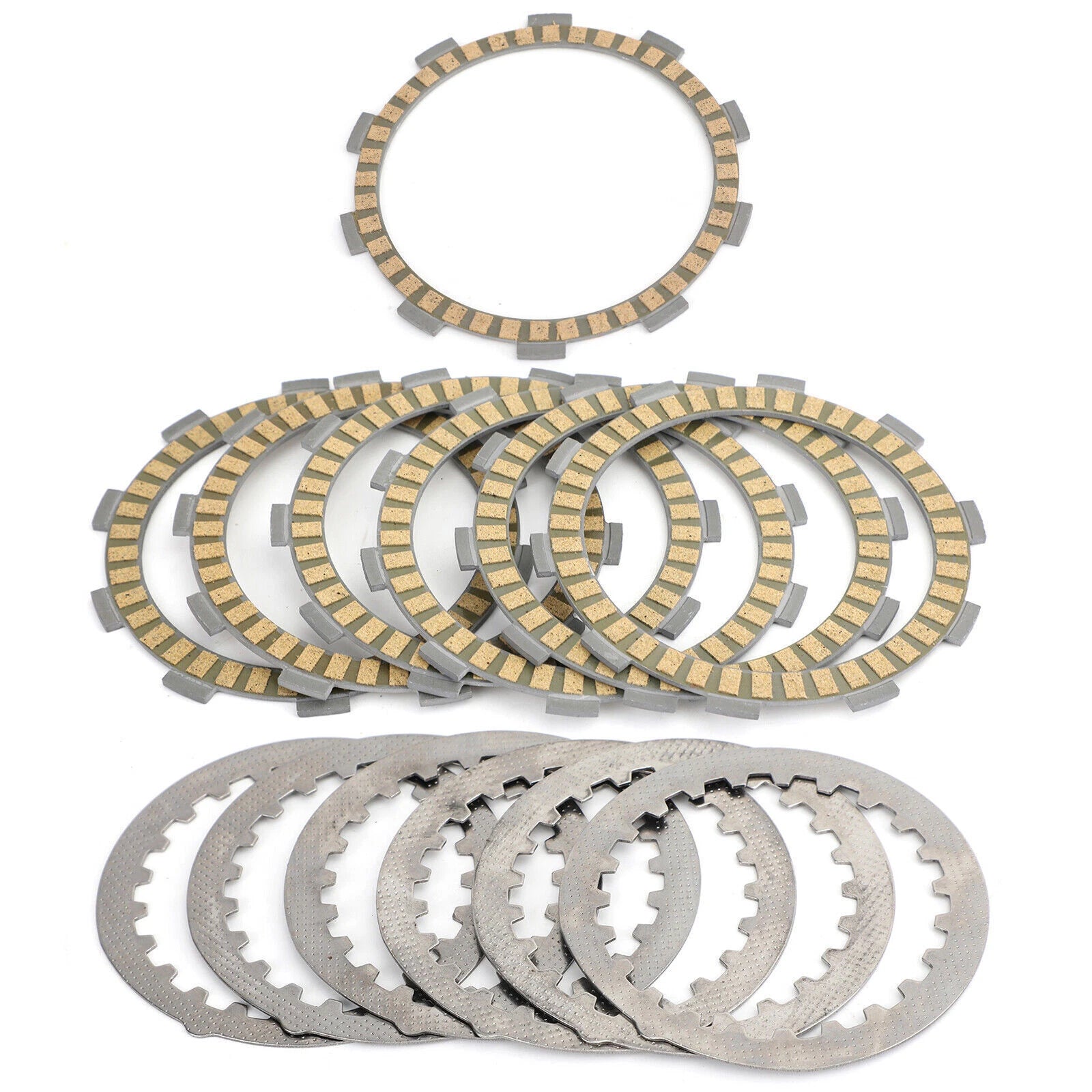 Clutch Kit Steel & Friction Plates for Yamaha DT SDR TDR TZR 125 (1988–2007) T9