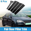 6Pc Windshield Pillar Trim Exterior Garnish for VW Jetta (2006–2010)