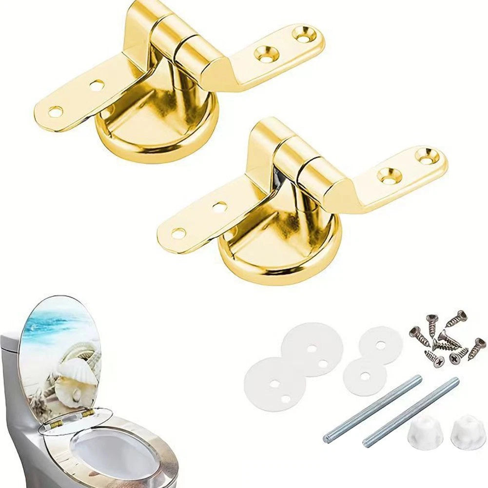 Soft Close Toilet Hinges Kit for Metal Toilets - Easy Installation
