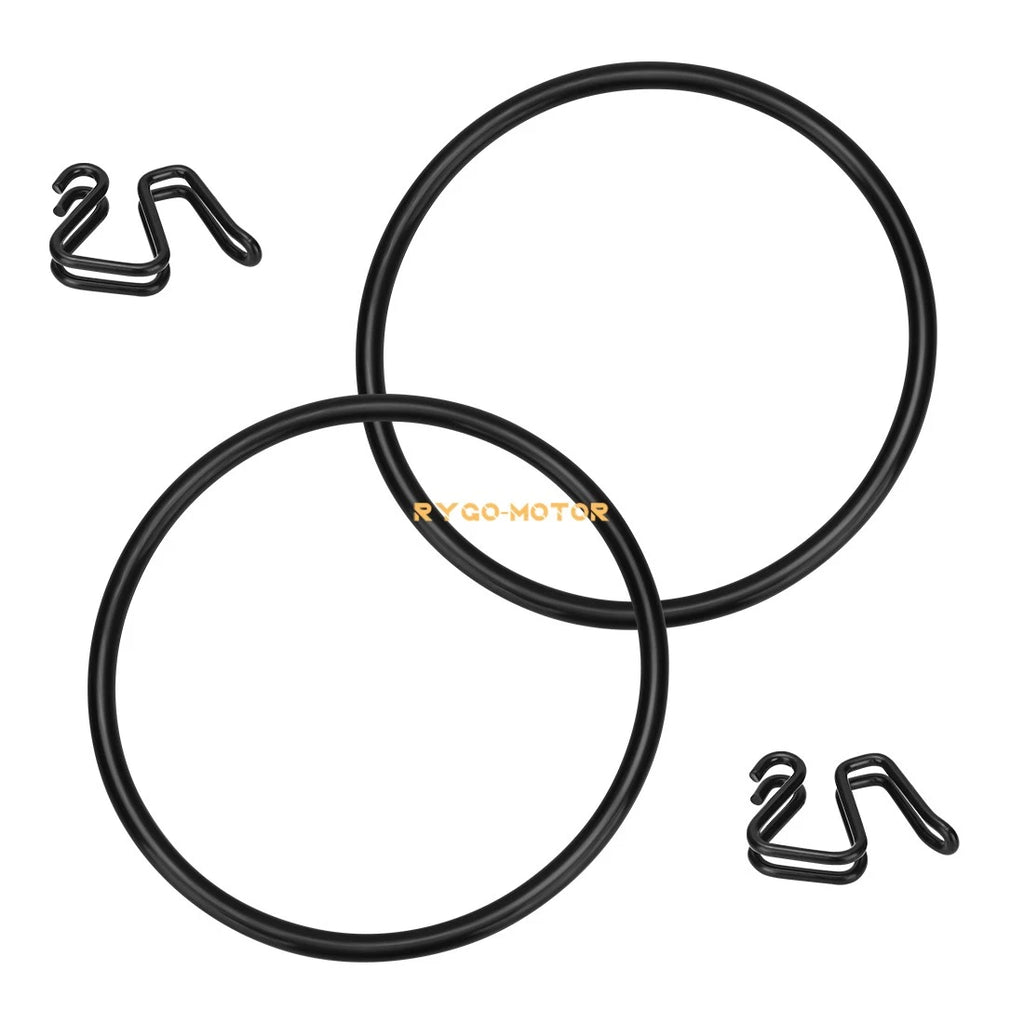 Set of 4 Front Number Plate Mount Clips for Honda Z50 (1979–1987)