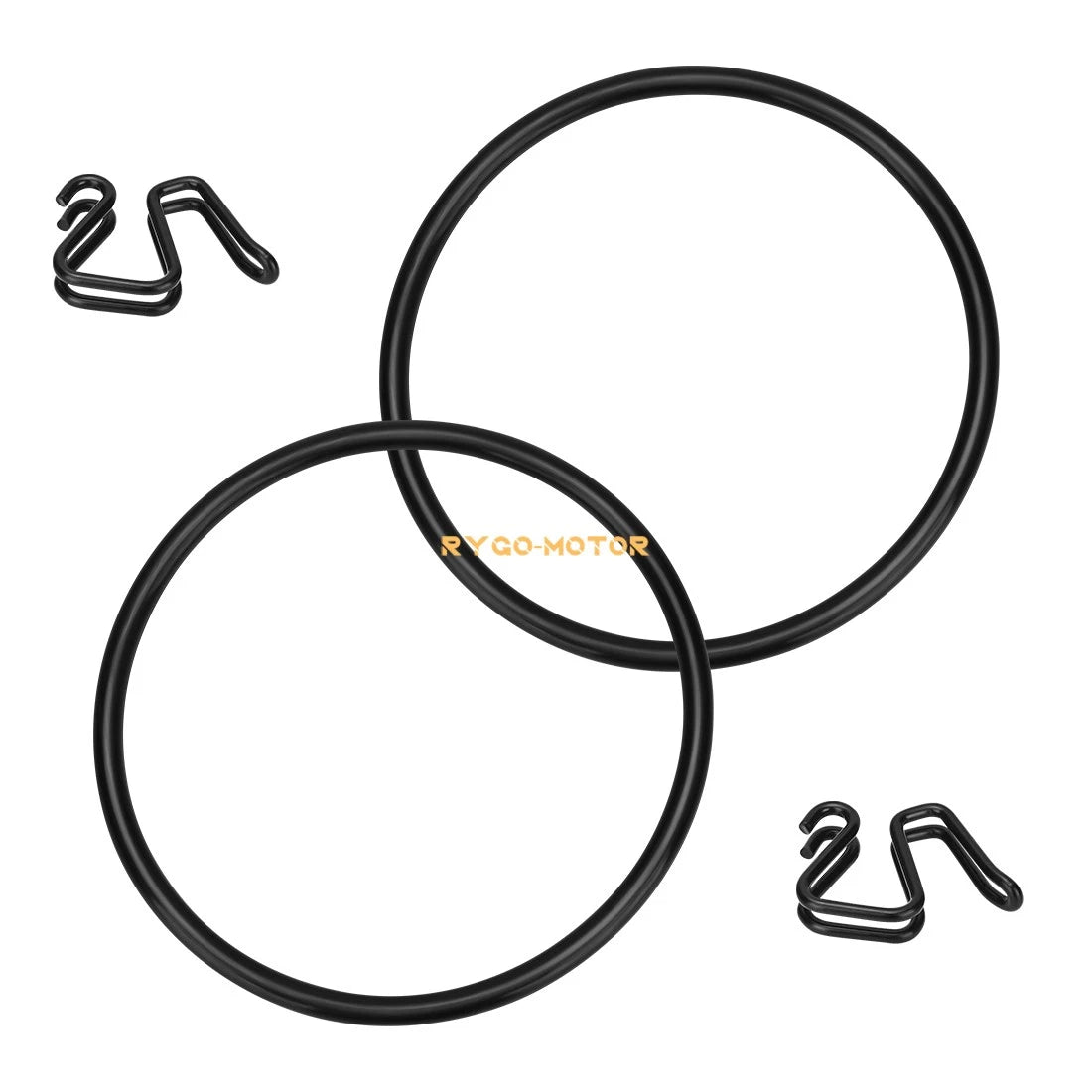 Set of 4 Front Number Plate Mount Clips for Honda Z50 (1979–1987)