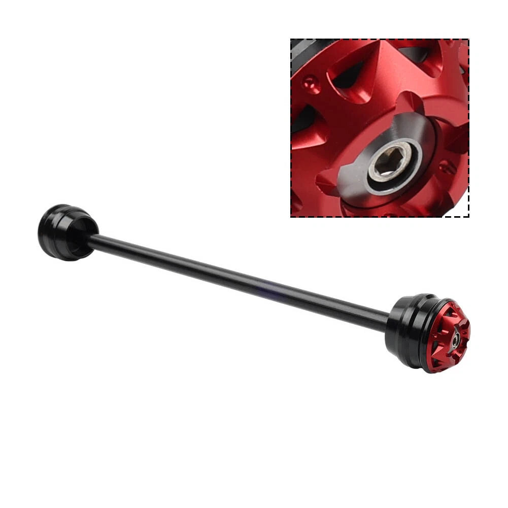 Rear Wheel Slider Axle Crash Protector Cap for Yamaha TMAX530 (2012–2021) Red