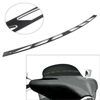 Windshield Trim for Harley Electra Glide FLHT FLHTC FLHX (1996–2013) Black