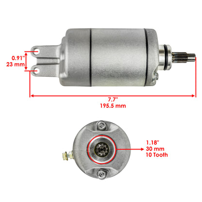 New Starter Replacement for Honda TRX500 TRX500FA Fourtrax Foreman (2005–2011)