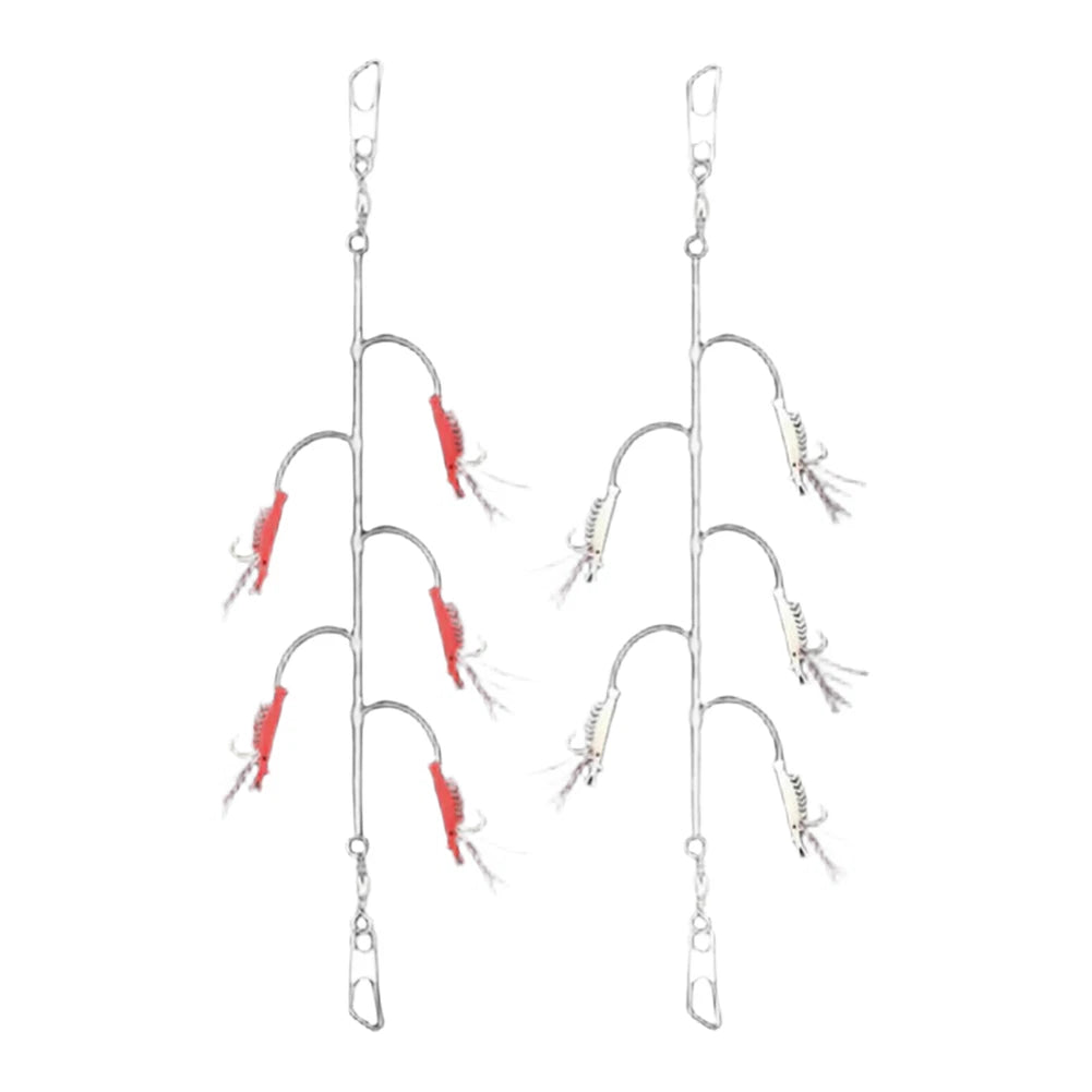 Biomimetic Glow Shrimp Rubber Bait for Sabiki String (Vertical Use)
