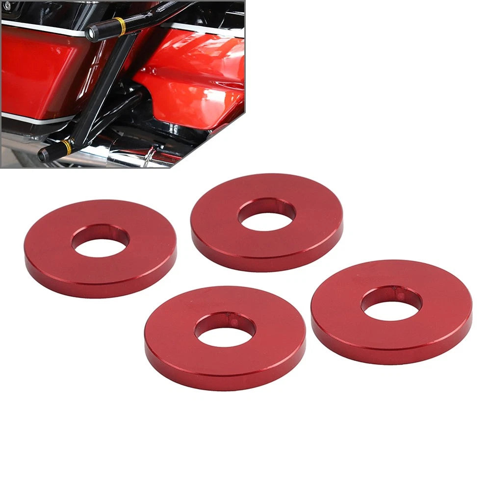 4X Engine Saddlebag Crash Bar Decorative Spacer for Harley Road Glide (2015–2023)