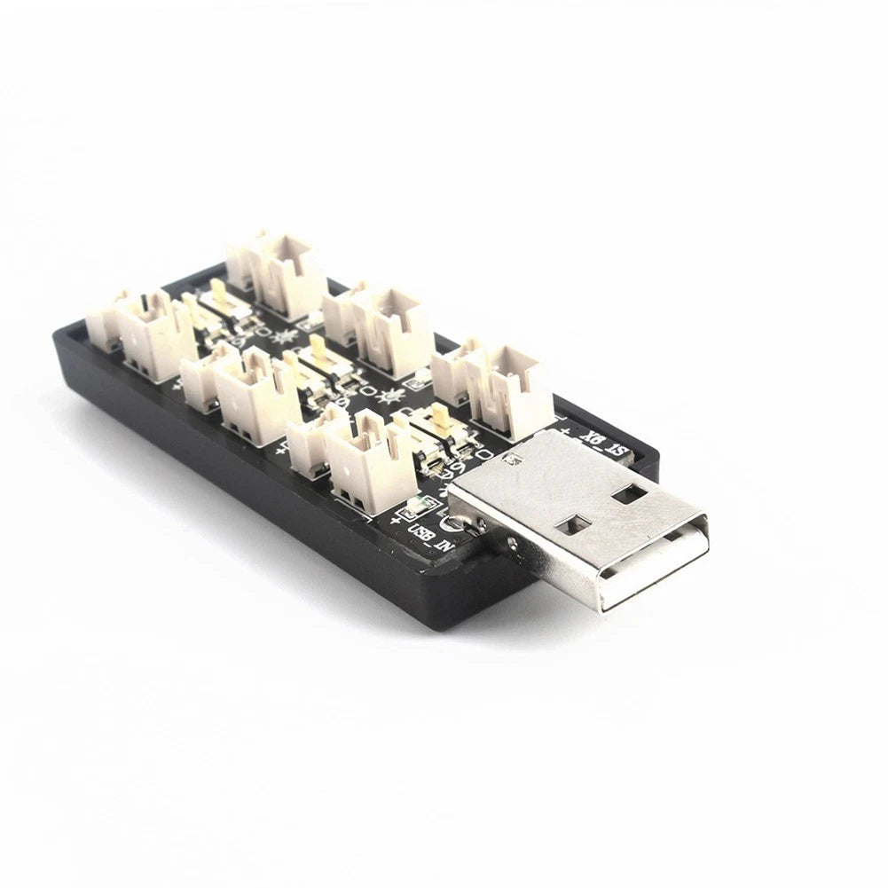 USB Lithium Battery Charging Board with 6 Outputs for Universal Use