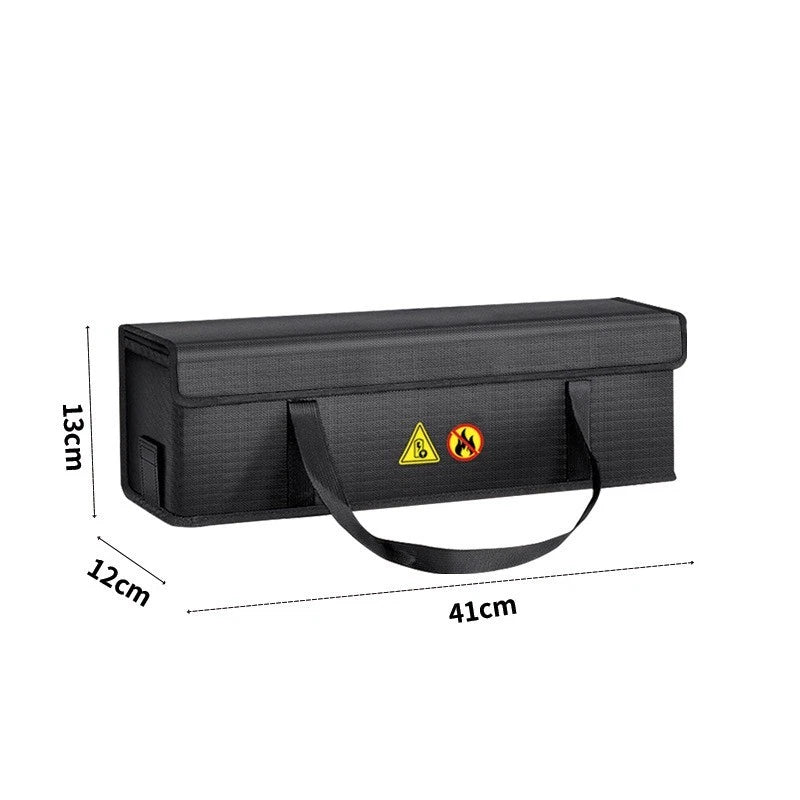 Fireproof Battery Charging Bag for Electric Bike (Adjustable Shoulder Strap)