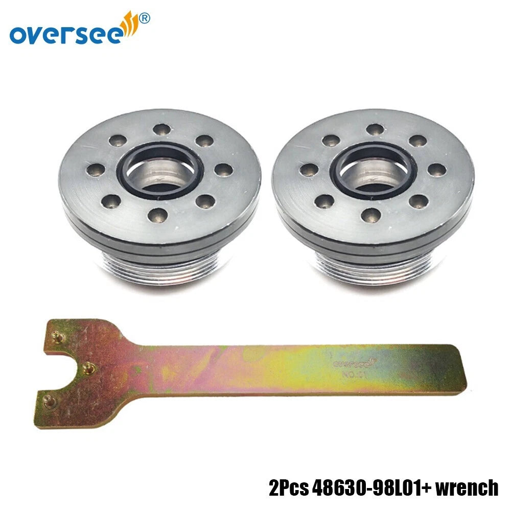 2Pcs Trim Rod Cap Wrench for Suzuki DF200-300HP (2000–2023) 48630-98L01, 48630-98J01