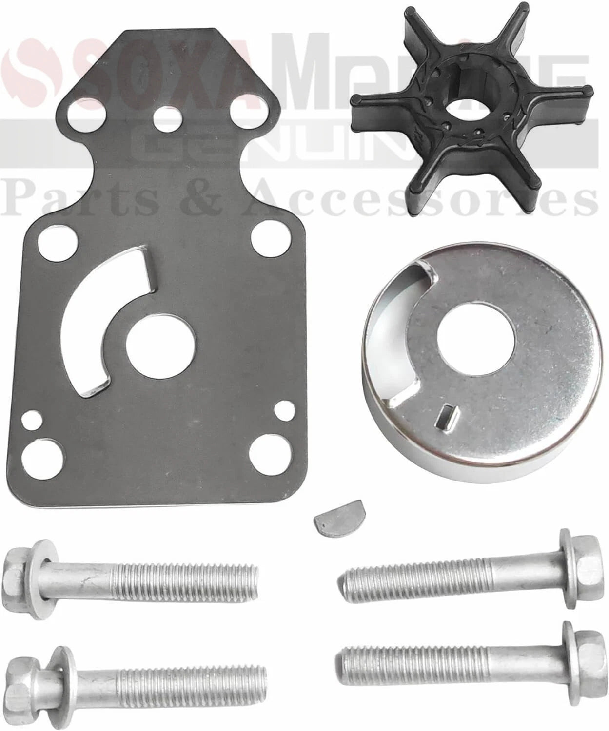 Water Pump Service Kit for Yamaha Marine 9.9HP 15HP (18-3433, 63V-W0078-02)
