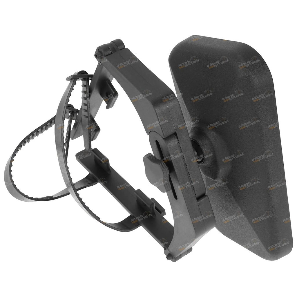 Towing Mirror for Caravan Trailer (Adjustable, Clip On, Double Head Lens)