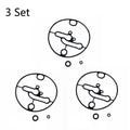 Set of 3 Carburettor Float Bowl Gaskets for Nikki Briggs & Stratton (N/A) 698781 796184 799727