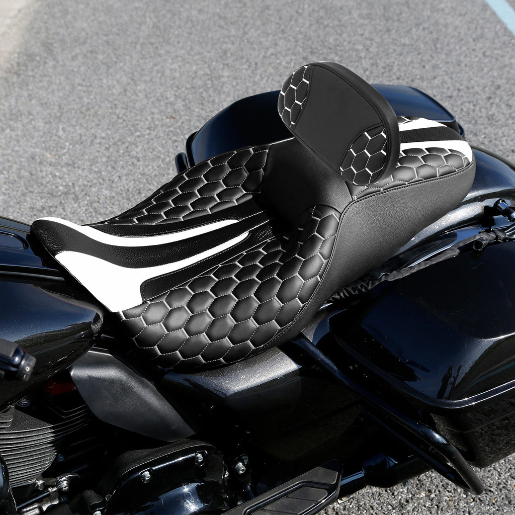 Driver Passenger Seat Backrest for Harley Electra Road Glide (2009–2023)
