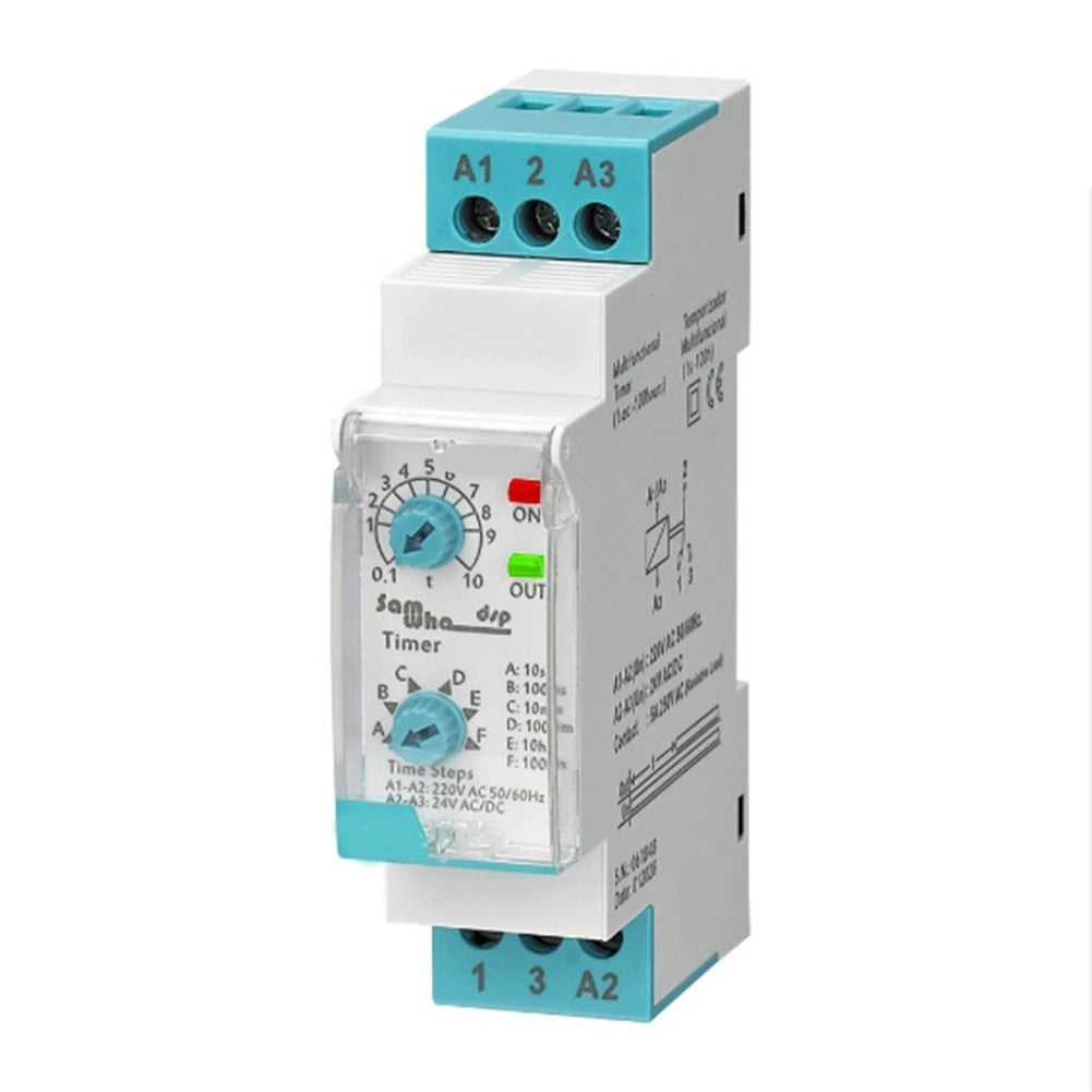 Adjustable Timer ERV-08-V2 (0.1S to 100 Hours) Time Delay Relay