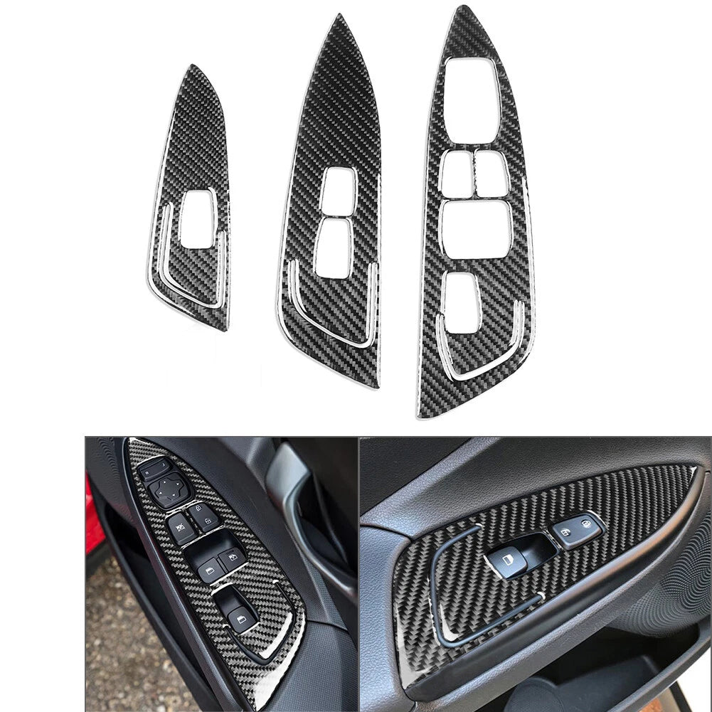 Carbon Look Window Lift Switch Panel Trim for Hyundai Veloster JS (2019–2023)