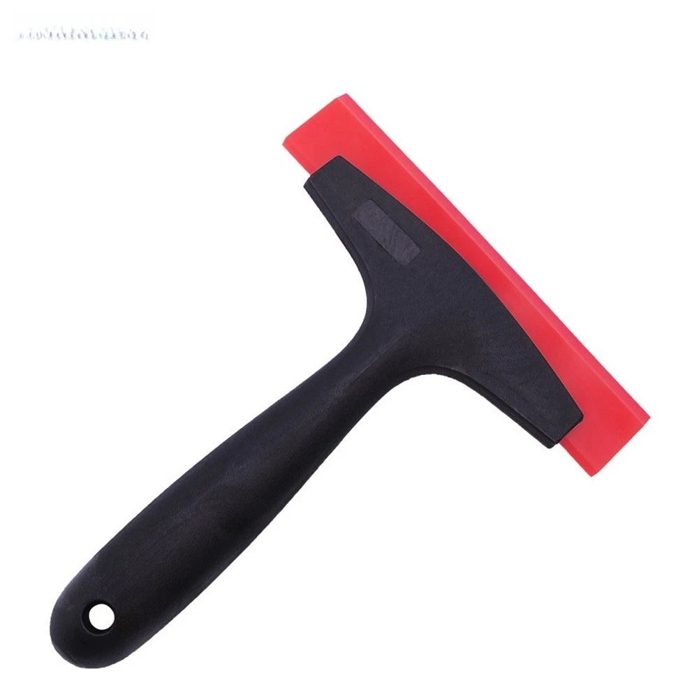 Flexible Red Scraper Plastic Tool for Car Film Glass Cleaning