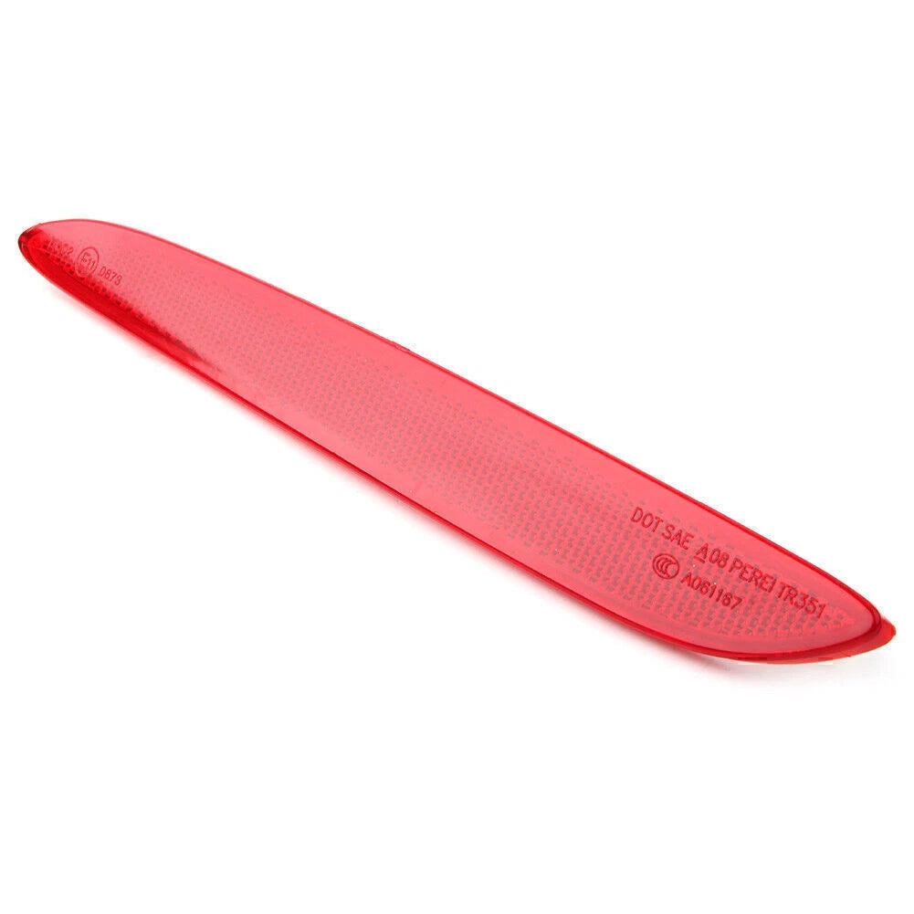 Rear Left Side Bumper Trim Reflector for Jaguar XJ (2010–2017) Red