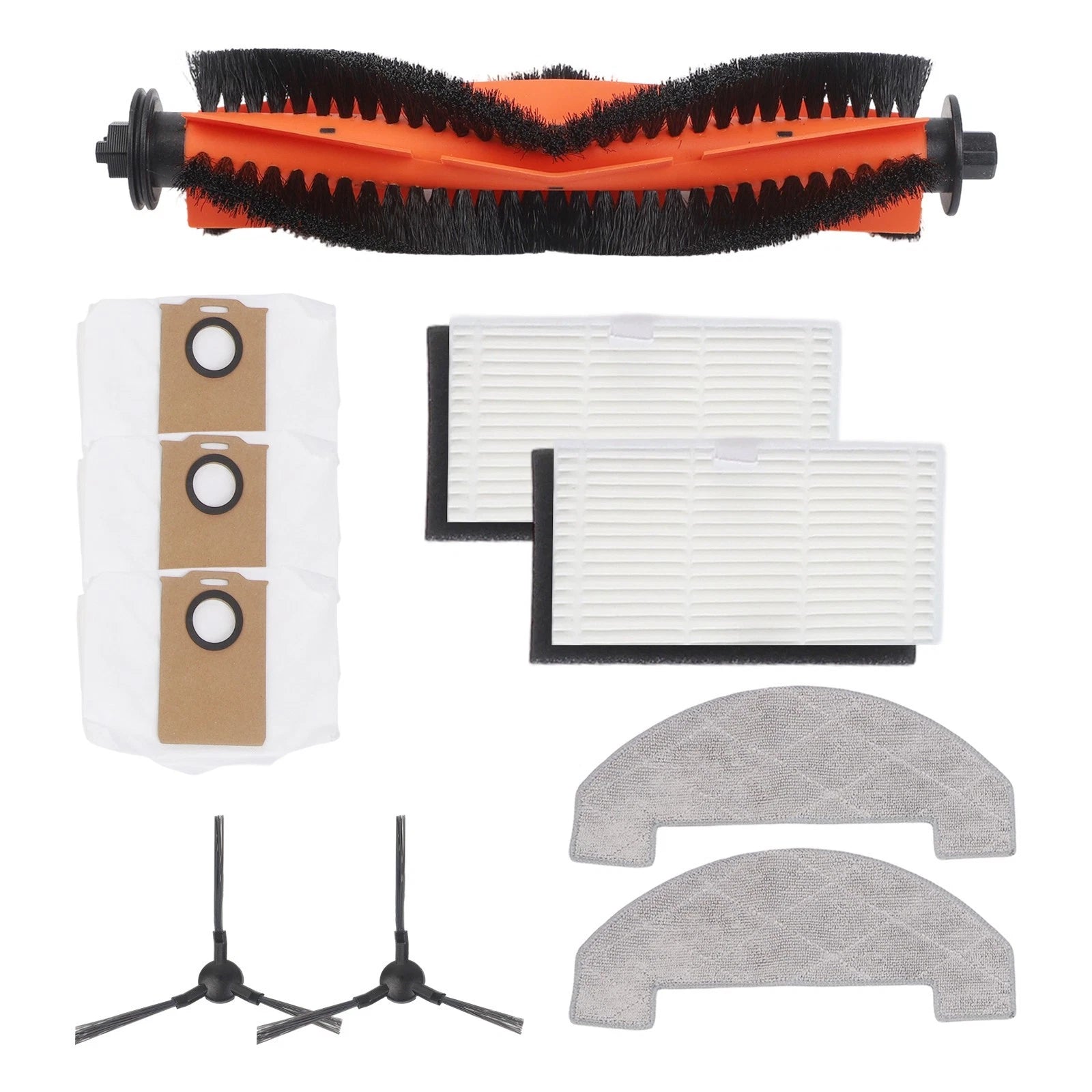 Main Brush Set for Robot Vacuum (60 Days Per Bag)