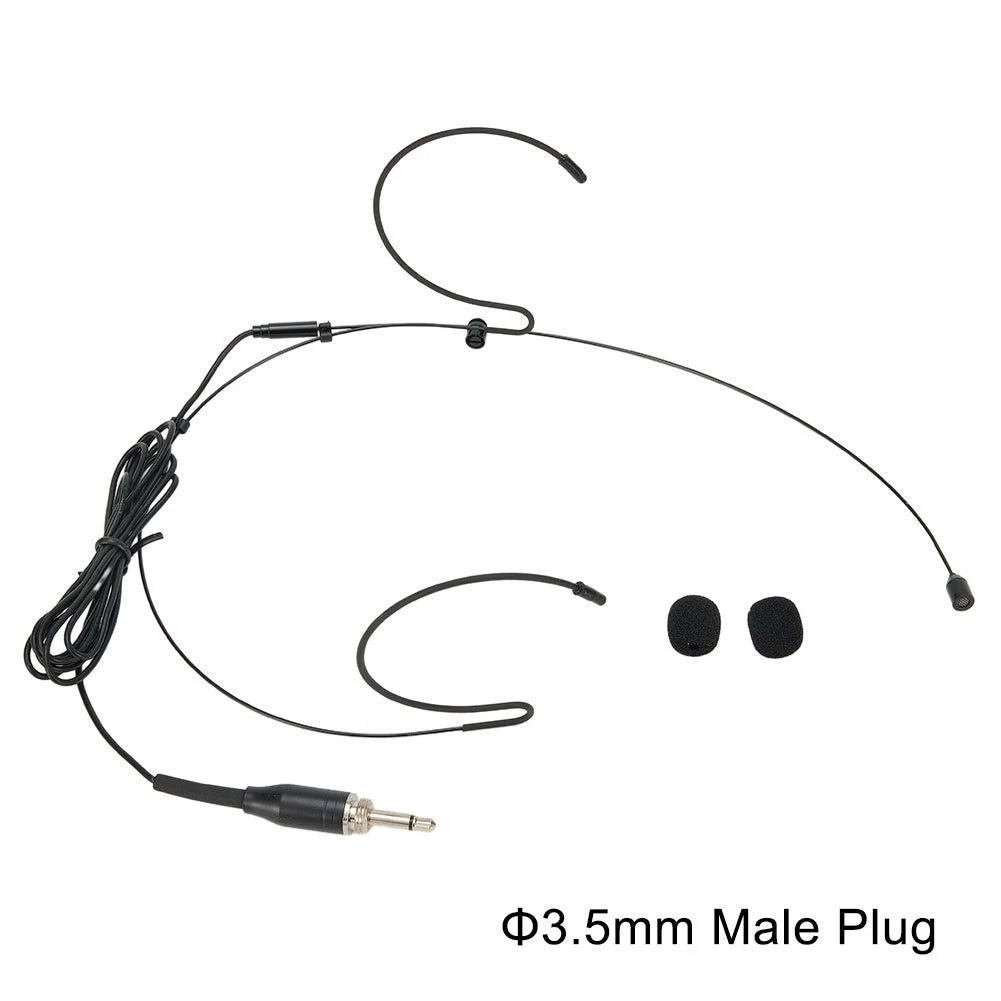 Microphone Cover Headworn Double Earhook Headset Mic