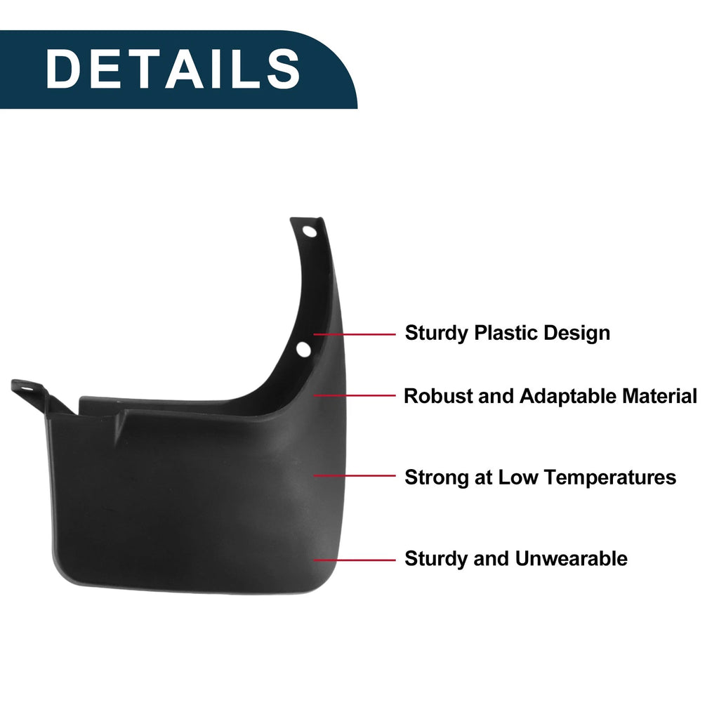 Mud Flaps Splash Guards 1Set Mud Guards for Toyota RAV4 XA10 (1995–2000)
