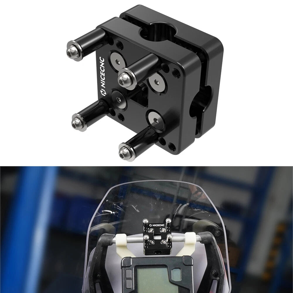 12MM Handlebar Clamp GPS Mount Phone Bracket for Yamaha Tenere 700 (2019–2023)